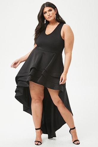 Forever21 Plus Size Tiered High-low Dress