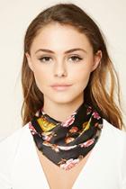 Forever21 Floral Square Scarf
