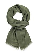 Forever21 Frayed Woven Scarf (light Olive)