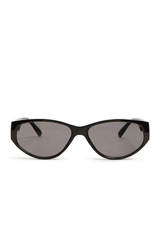 Forever21 Oval Solid Sunglasses