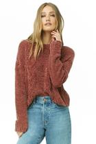 Forever21 Chenille Purl & Cable Knit Sweater