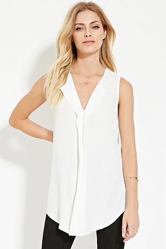 Love21 Women's Contemporary Textured Split-neck Top