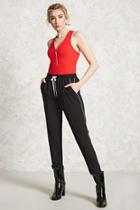 Forever21 Pipe-trim Ankle Pants