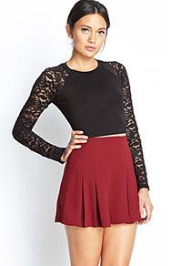 Forever21 Mid-length Pleated Skirt