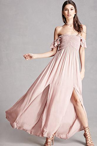 Forever21 Boho Me M-slit Midi Dress