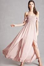 Forever21 Boho Me M-slit Midi Dress