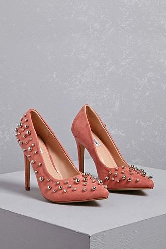 Forever21 Beaded Velvet Pumps