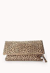 Forever21 Street-chic Leopard Clutch