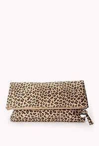 Forever21 Street-chic Leopard Clutch