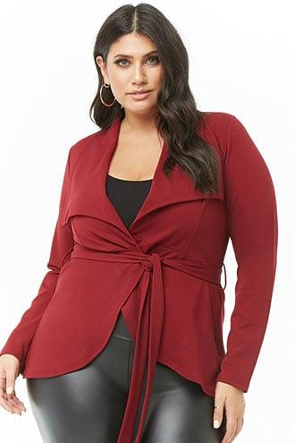 Forever21 Plus Size Wide-lapel Jacket