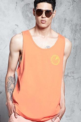Forever21 Worldwide Graphic Tank Top