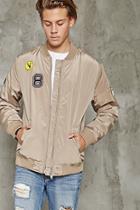 Forever21 Salty Patched Bomber Jacket