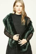 Forever21 Faux Fur Oblong Scarf