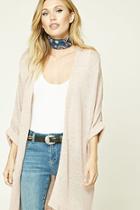 Forever21 Contemporary Open-knit Cardigan