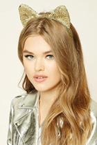 Forever21 Glitter Cat Ears Headband