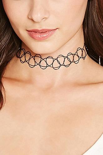 Forever21 Oversized Tattoo Choker