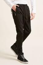 Forever21 Woven Zippered Joggers