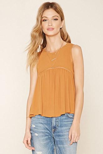 Love21 Women's  Ginger Contemporary Ladder-trim Top