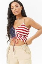 Forever21 Stars & Stripes Cropped Cami