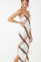 Forever21 Abstract Plaid Print Midi Dress