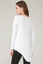 Forever21 Women's  Marina T. High-low Top (white)