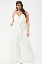 Forever21 Plus Size Self-tie Wide-leg Pants