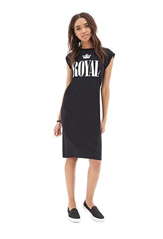 Forever21 Royal T-shirt Dress