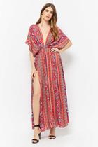 Forever21 Selfie Leslie Abstract Billowy Maxi Dress