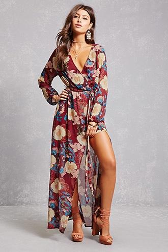 Forever21 Soieblu Maxi Skort Romper