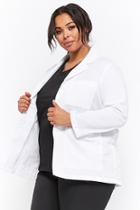 Forever21 Plus Size Button-front Lab Jacket