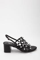 Forever21 Studded Caged Sandals