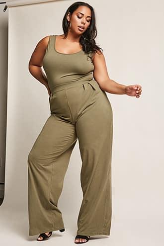 Forever21 Rebdolls Inc. Plus Size Sleeveless Jumpsuit
