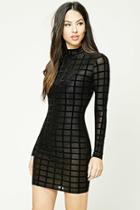 Forever21 Square Velvet Bodycon Dress