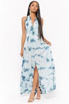 Forever21 Boho Me Tie-dye Halter Maxi Dress