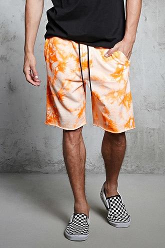Forever21 Crystal Dye French Terry Shorts