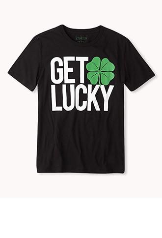 21 Men Get Lucky Tee