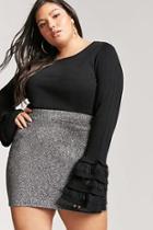 Forever21 Plus Size Ruffled Trumpet Sleeve Sweater