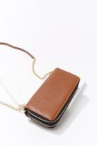 Forever21 Faux Leather Dual-zip Crossbody Bag