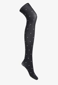 Heart Pattern Tights