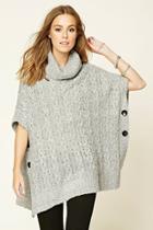 Forever21 Women's  Cable-knit Cowl Neck Sweater