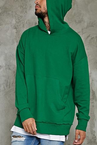 Forever21 Distressed Cotton-blend Hoodie