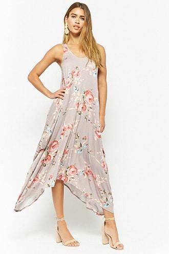 Forever21 Billowy Floral Print Dress
