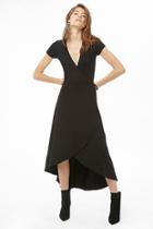 Forever21 Faux Wrap High-low Dress