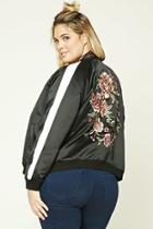 Forever21 Plus Size Embroidered Jacket