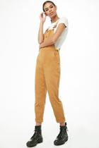 Forever21 Corduroy Button-front Overalls