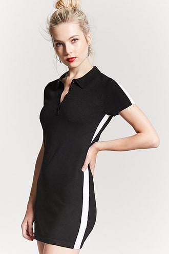 Forever21 Striped Polo Dress