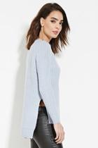 Forever21 Contemporary Brushed Knit Raglan Sweater