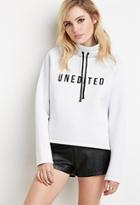 Forever21 Unedited Scuba Knit Hoodie