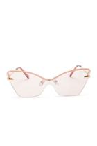 Forever21 Premium Rimless Cat-eye Sunglasses