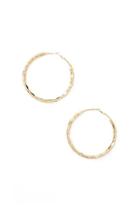 Forever21 Oversized Chain Hoop Earrings